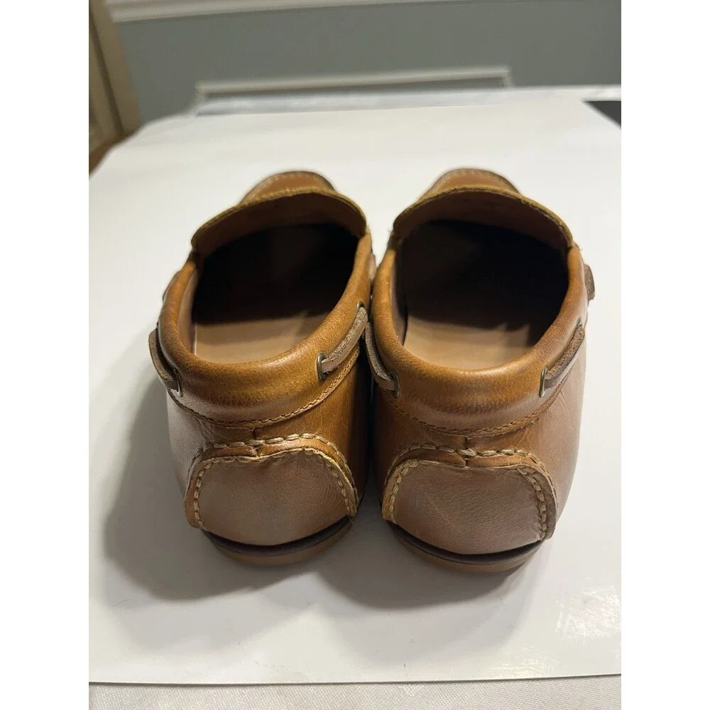 Frye Tan Brown Leather Loafers Men’s Sz 9